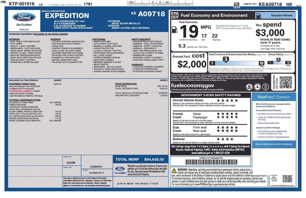 2019 FORD Expedition