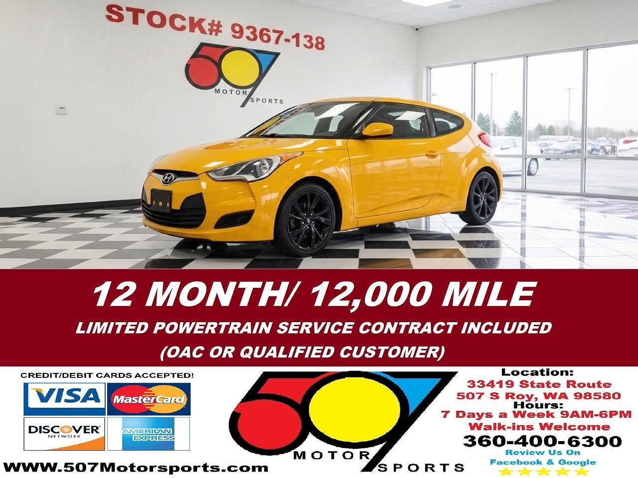 2016 HYUNDAI Veloster