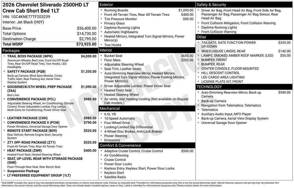 2026 CHEVROLET Silverado HD
