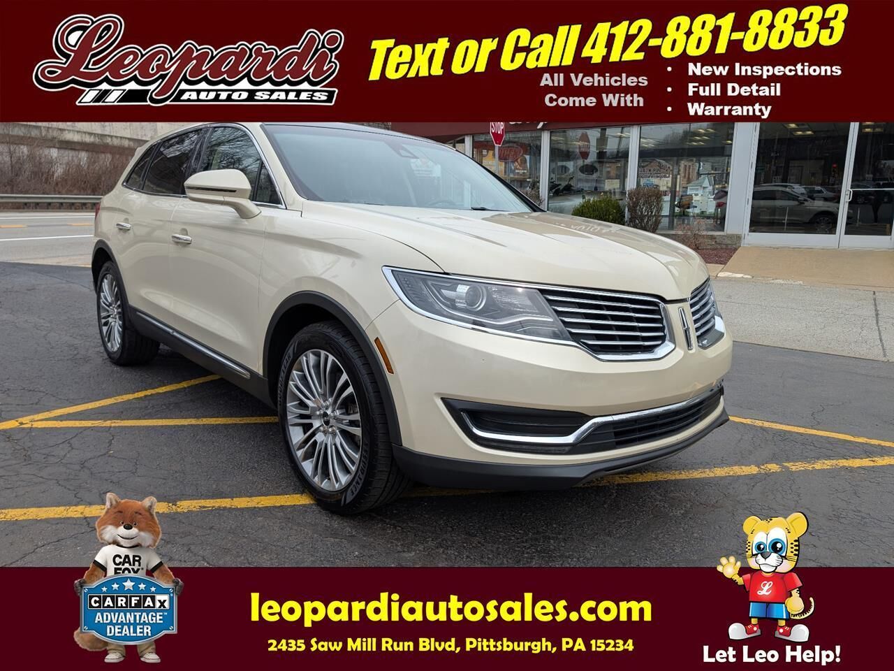 2016 LINCOLN MKX