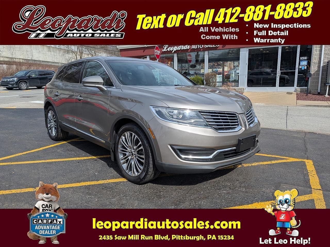 2016 LINCOLN MKX