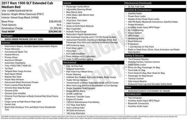 2017 RAM 1500