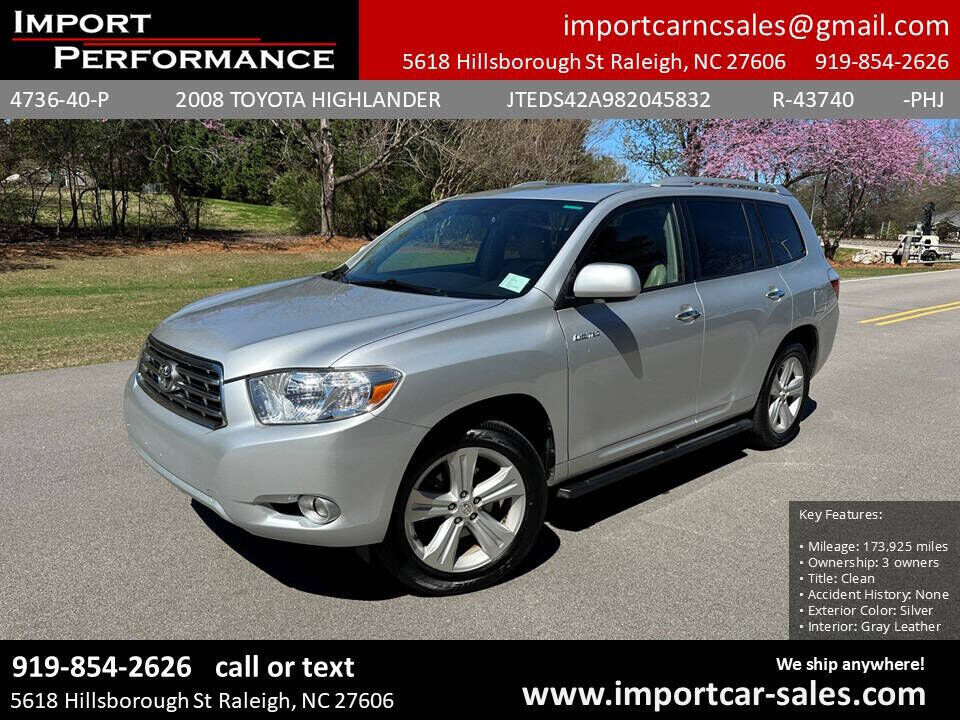 2008 TOYOTA Highlander