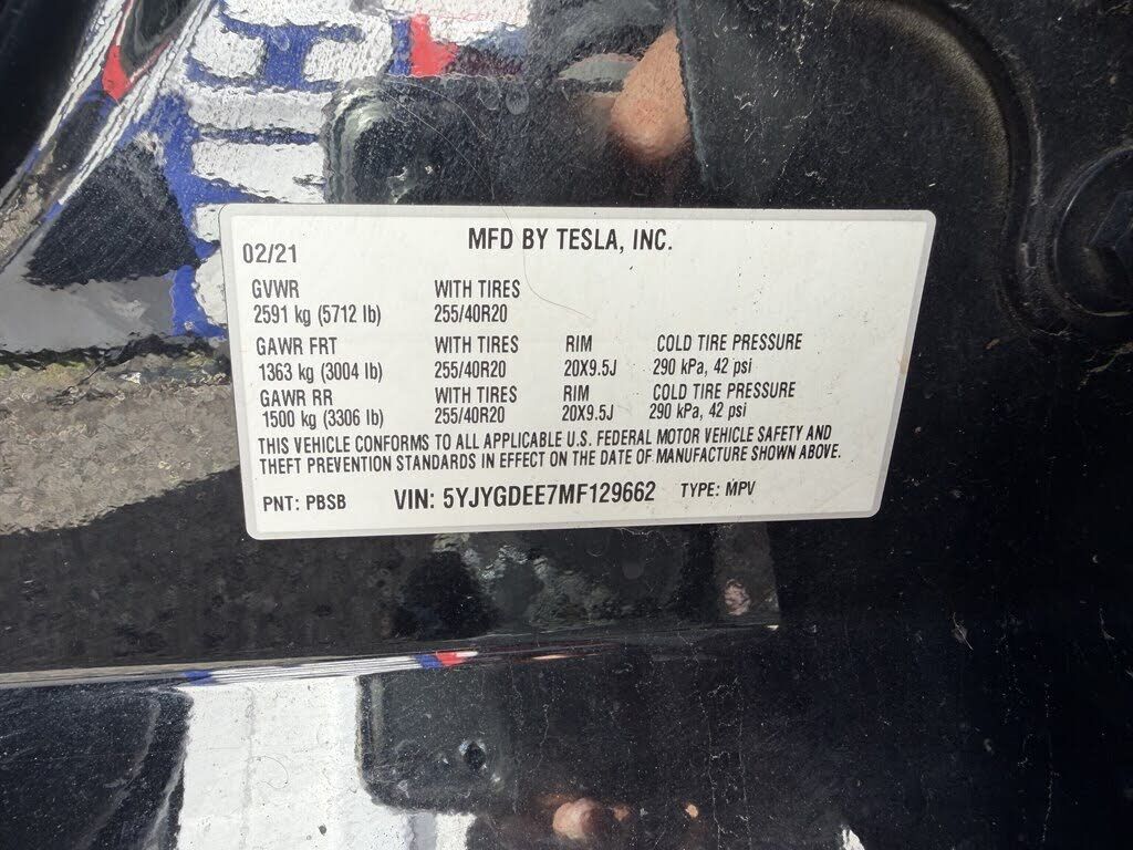 2021 TESLA Model Y