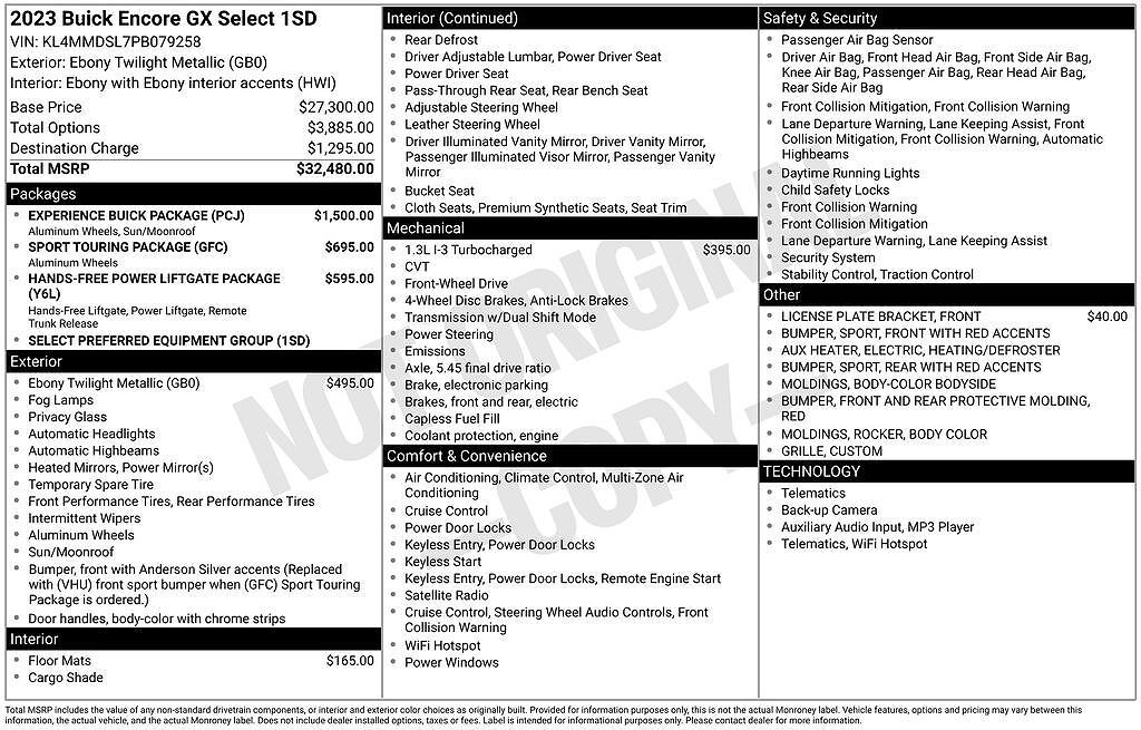 2023 BUICK Encore GX