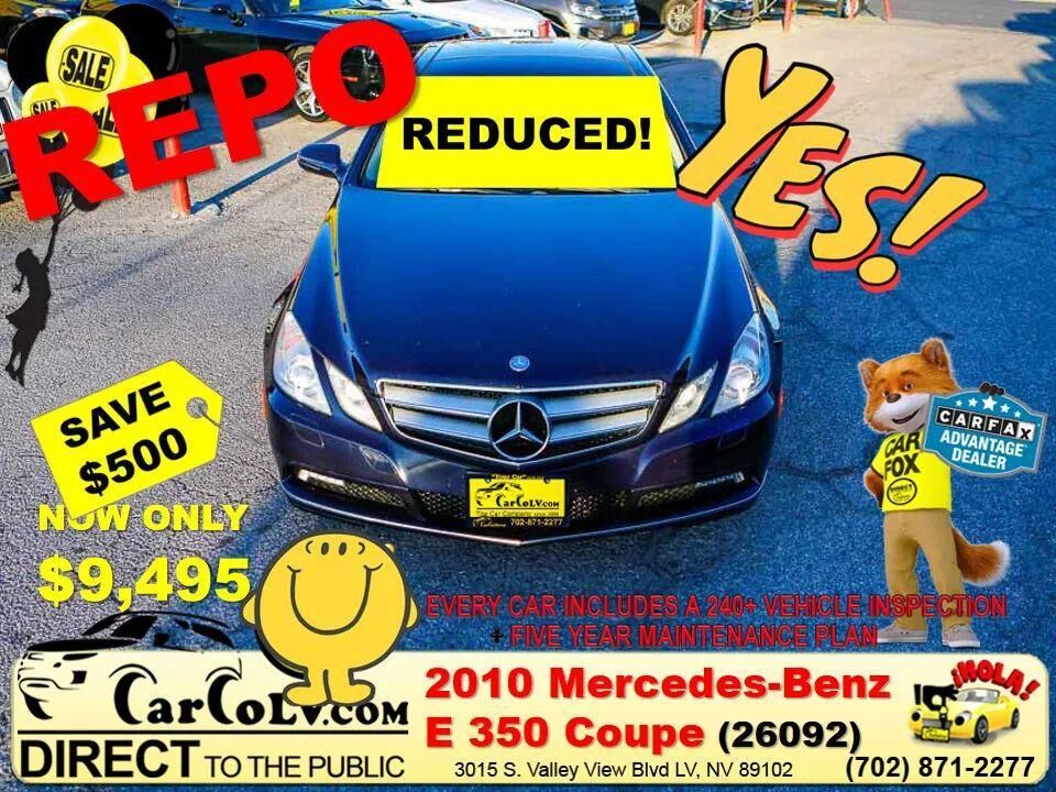 2010 MERCEDES-BENZ E-Class