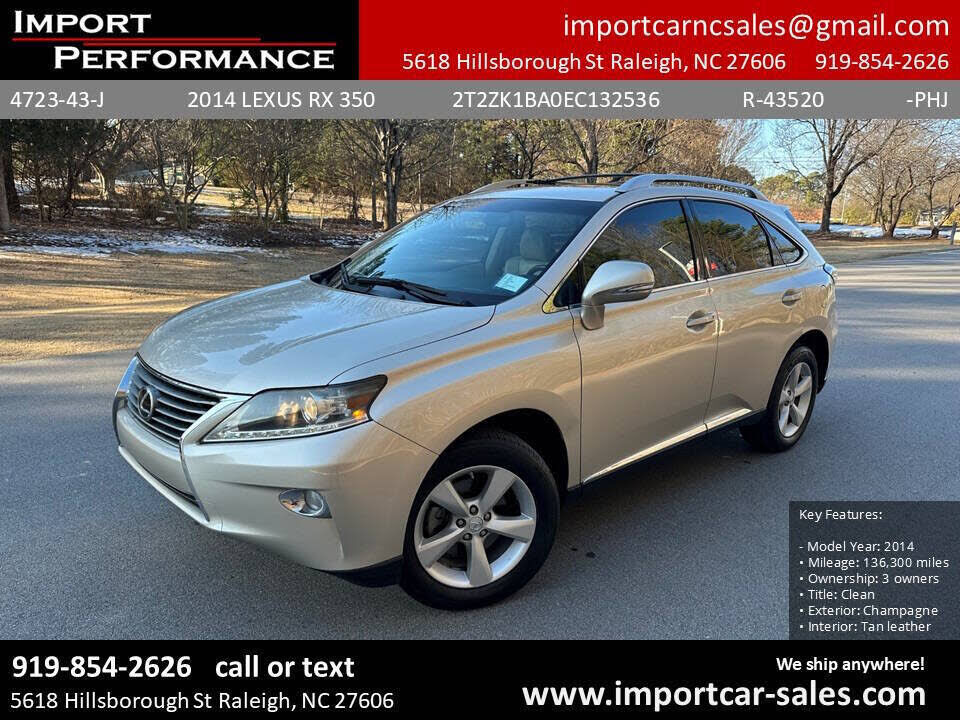 2014 LEXUS RX