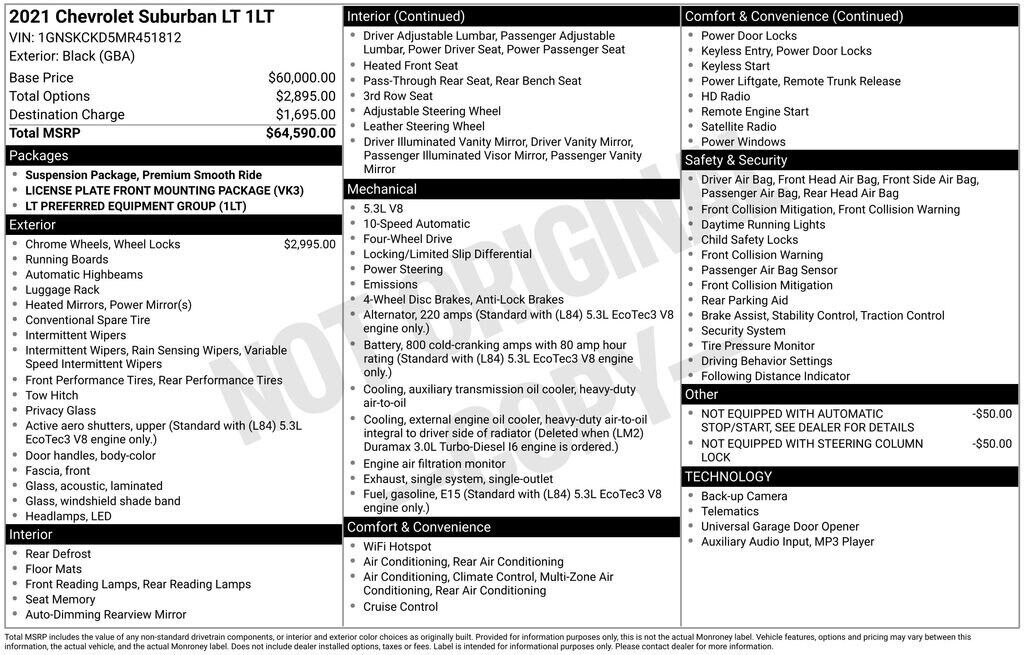 2021 CHEVROLET Suburban