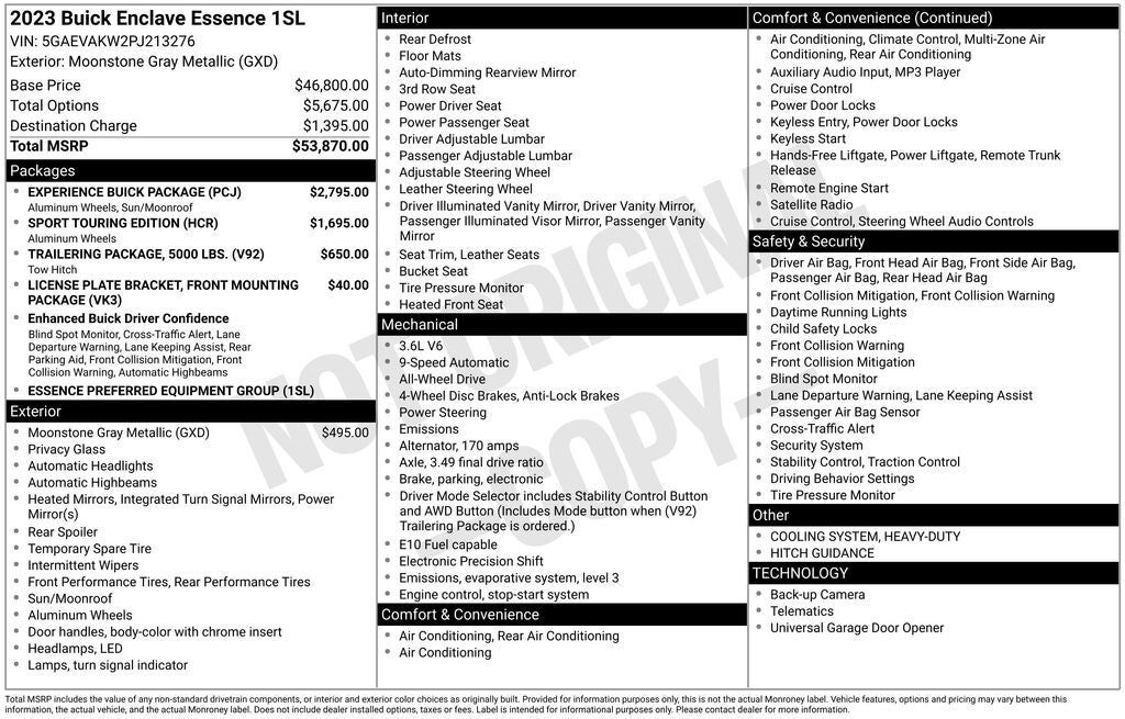 2023 BUICK Enclave