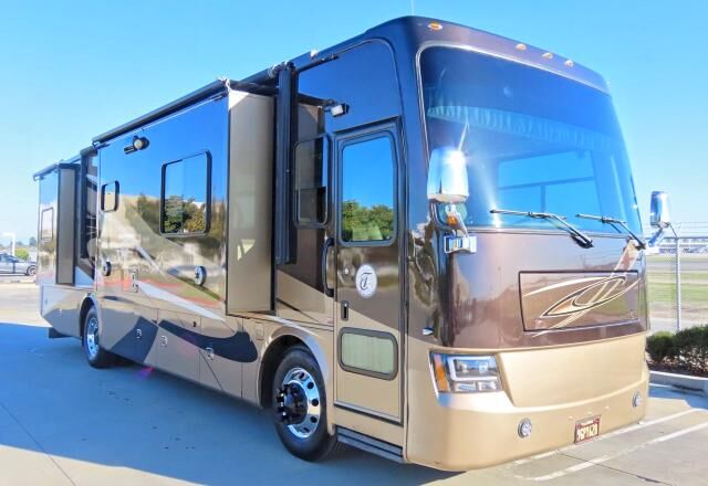 2010 FREIGHTLINER XC Raised Rail Rear Engine Motor Home Chassis