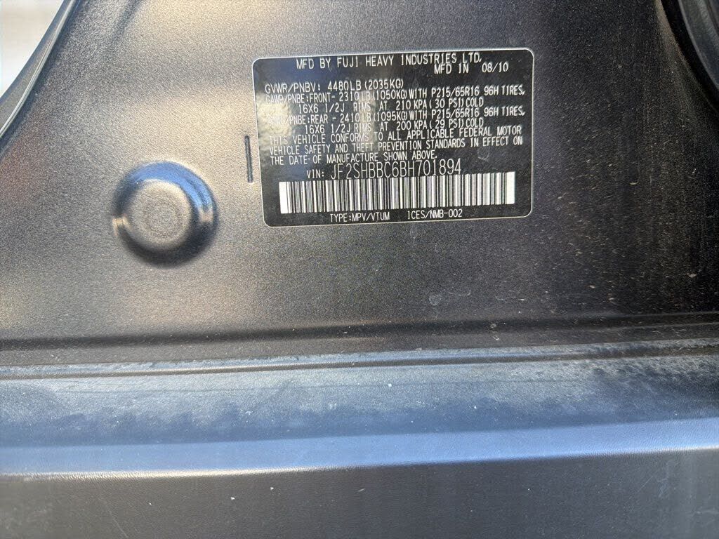 2011 SUBARU Forester