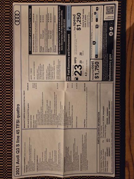 2021 AUDI Q3
