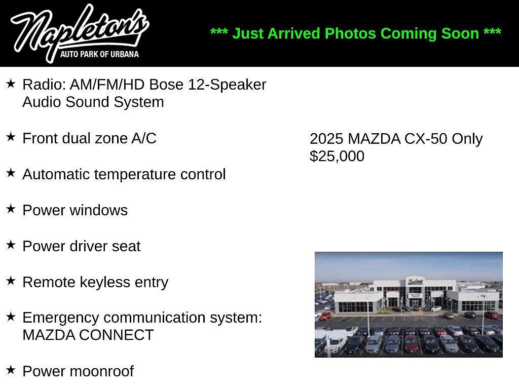 2025 MAZDA CX-50