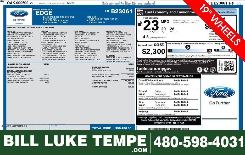 2015 FORD Edge