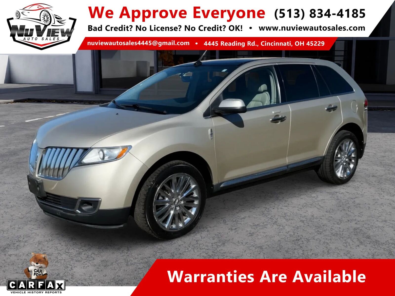 2011 LINCOLN MKX