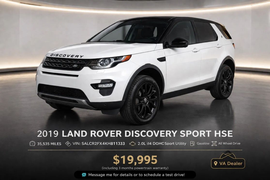 2019 LAND ROVER Discovery Sport