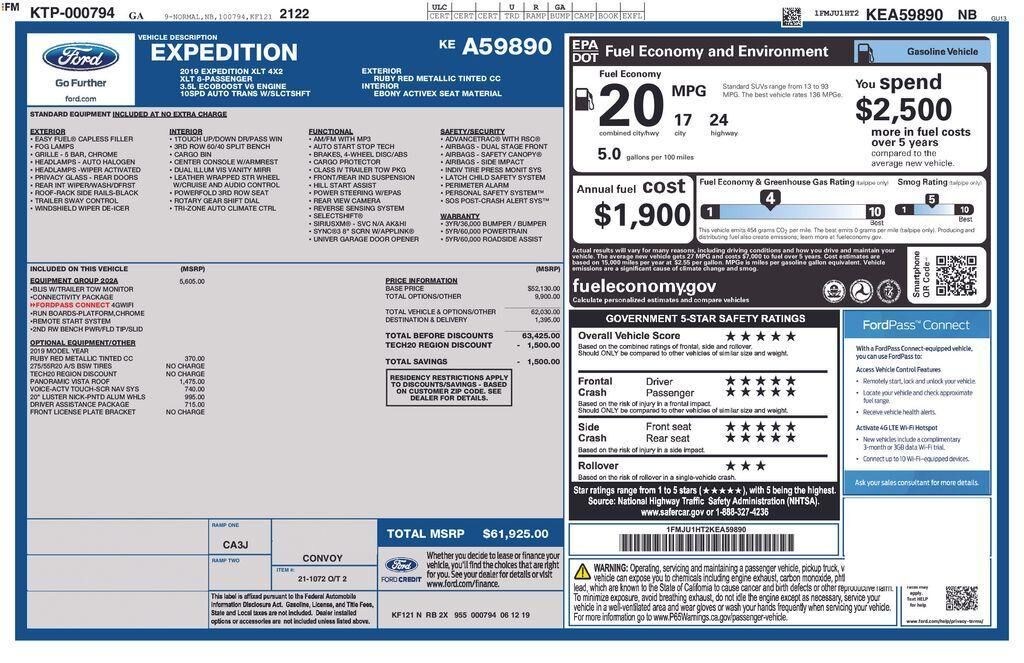 2019 FORD Expedition