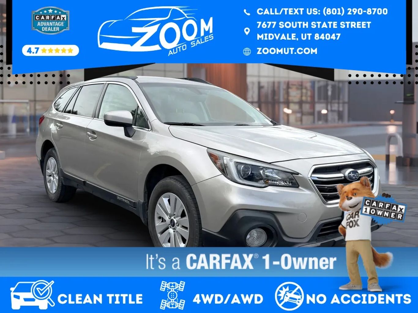 2019 SUBARU Outback