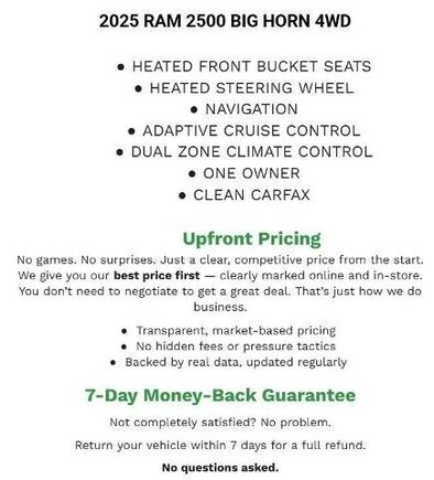 2025 RAM 2500