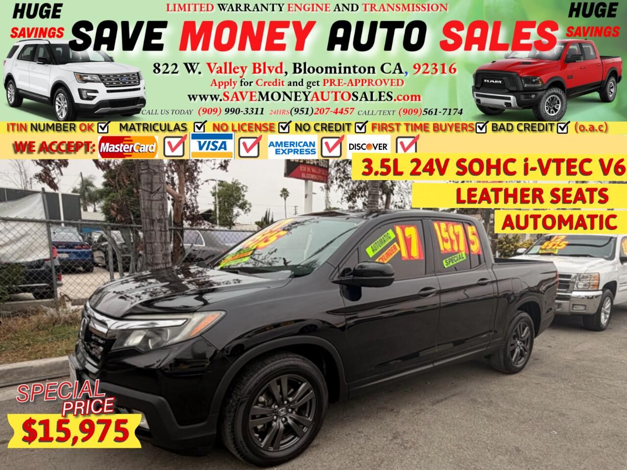 2017 HONDA Ridgeline