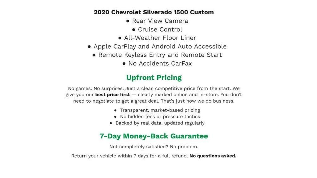 2020 CHEVROLET Silverado