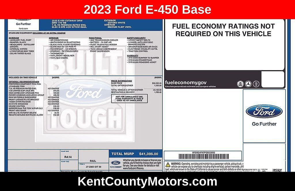 2023 FORD E-450
