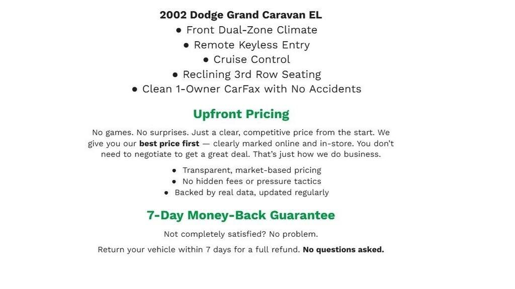 2002 DODGE Grand Caravan