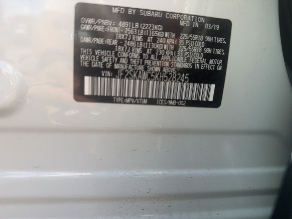 2019 SUBARU Forester