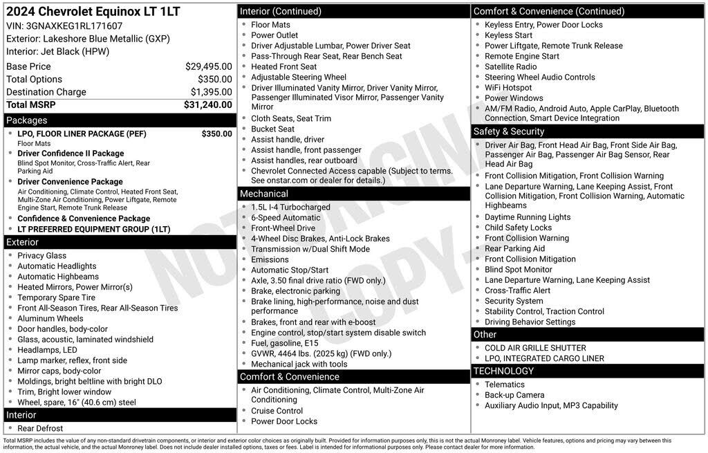 2024 CHEVROLET Equinox