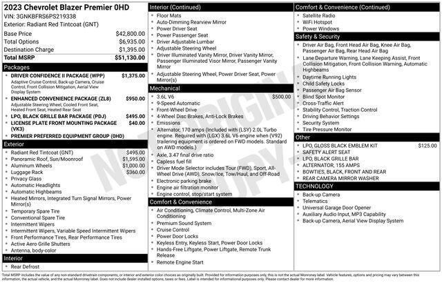 2023 CHEVROLET Blazer