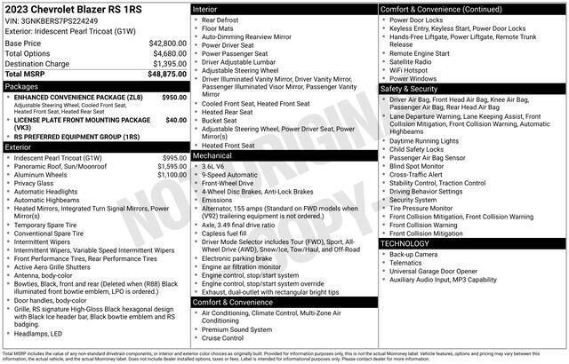 2023 CHEVROLET Blazer