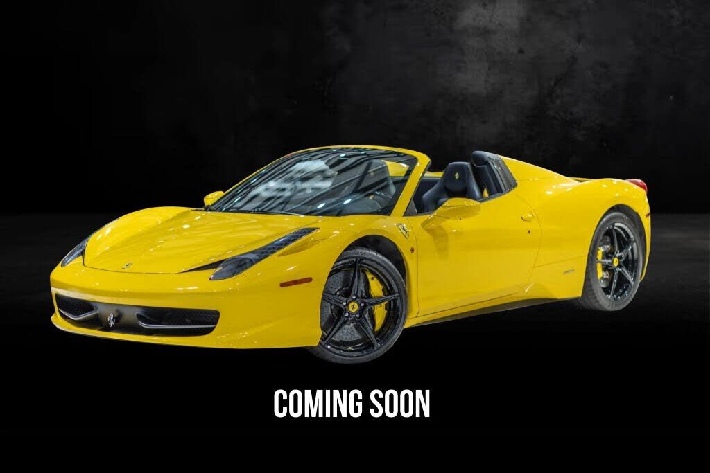 2013 FERRARI 458 Spider