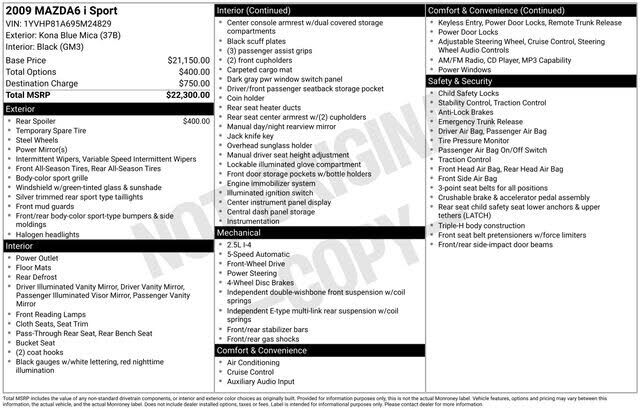 2009 MAZDA Mazda6