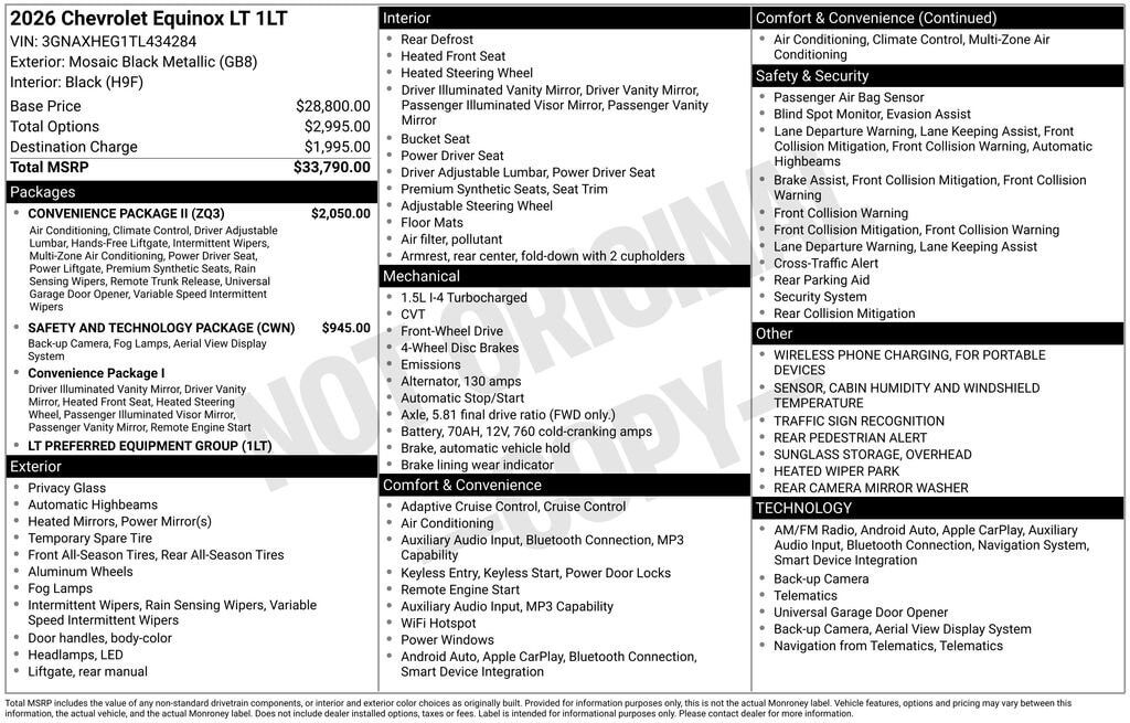 2026 CHEVROLET Equinox