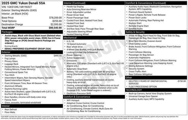 2025 GMC Yukon