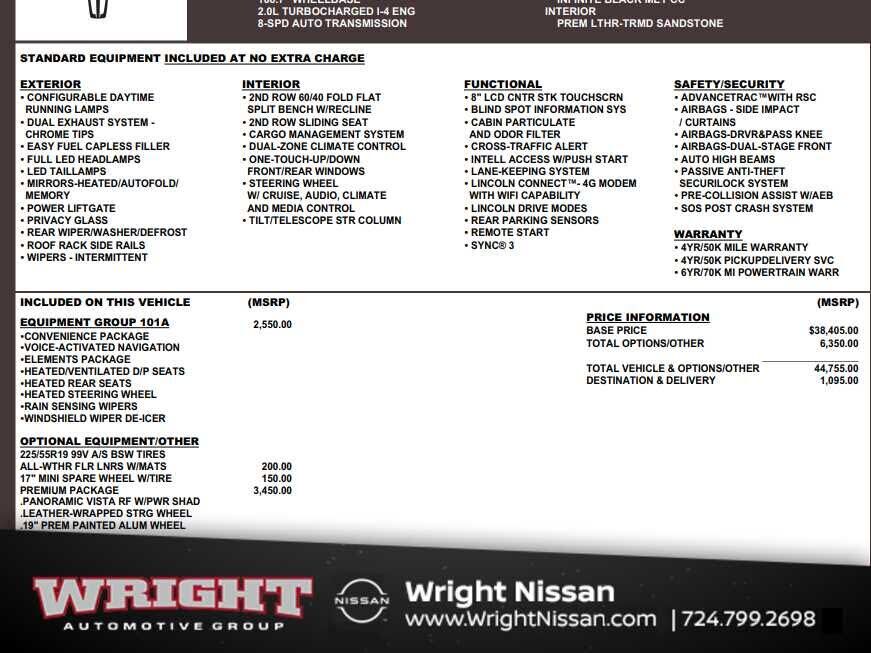 2022 LINCOLN Corsair