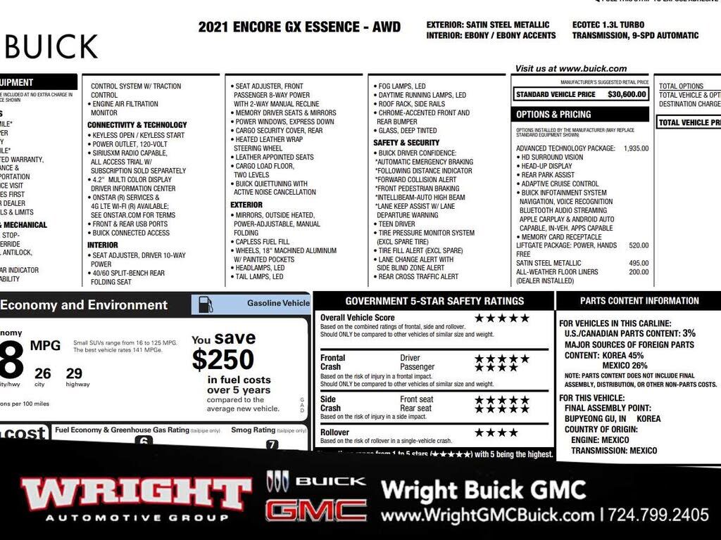 2021 BUICK Encore GX
