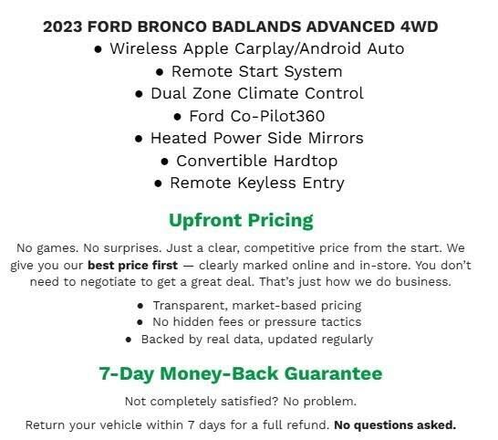 2023 FORD Bronco