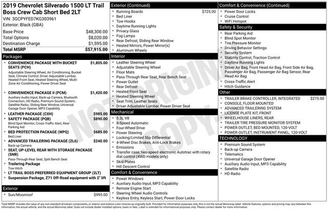 2019 CHEVROLET Silverado