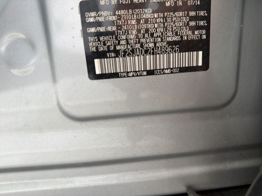 2015 SUBARU Forester