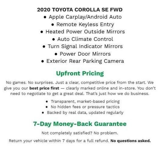 2020 TOYOTA Corolla