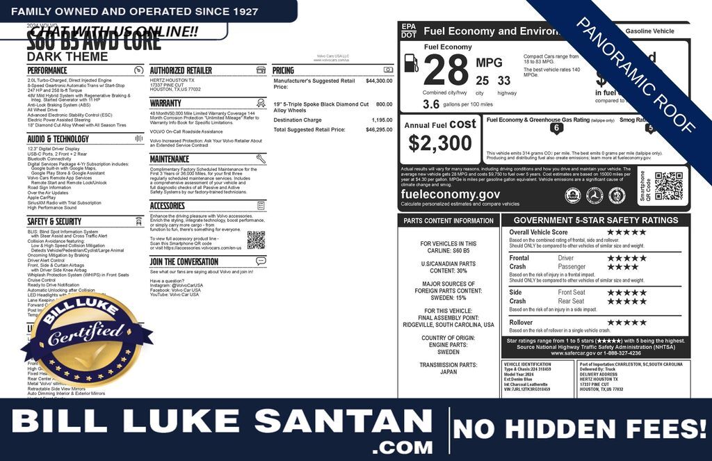 2024 VOLVO S60