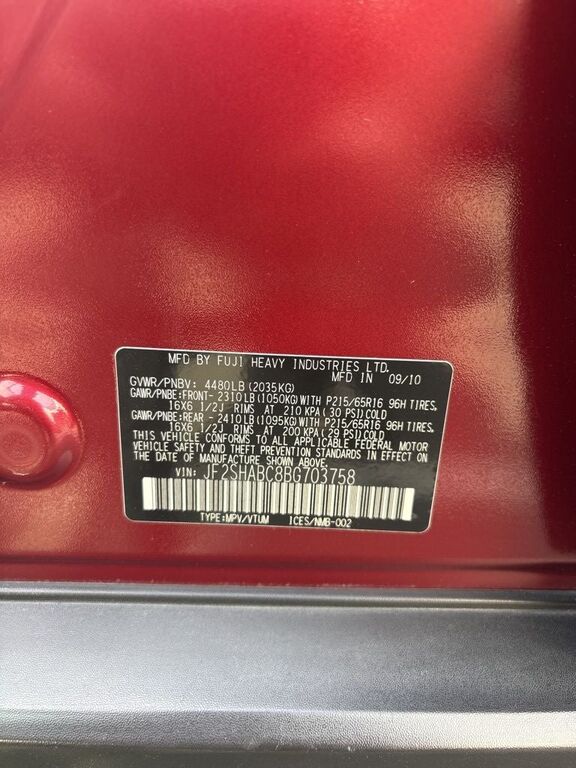 2011 SUBARU Forester