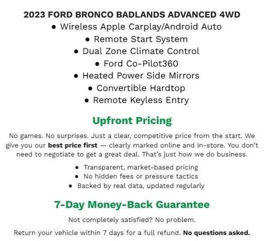 2023 FORD Bronco