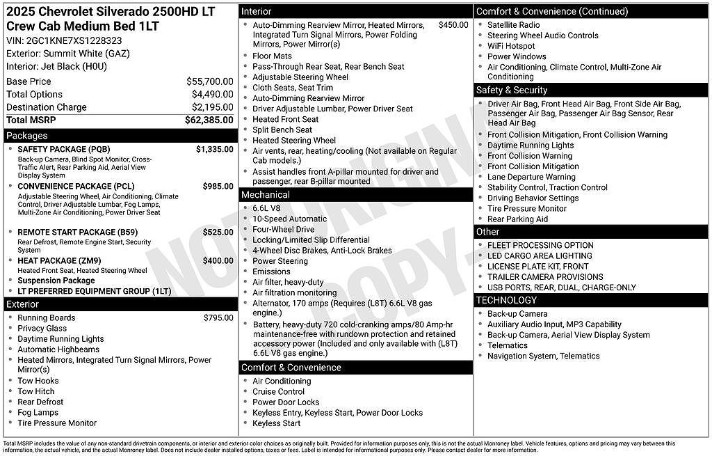 2025 CHEVROLET Silverado HD