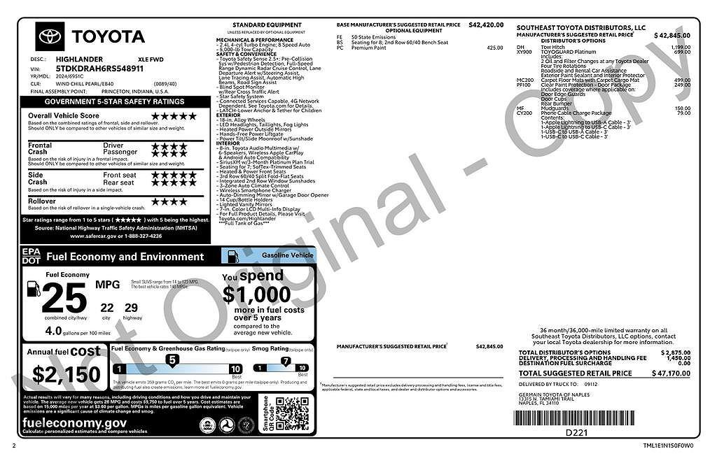 2024 TOYOTA Highlander