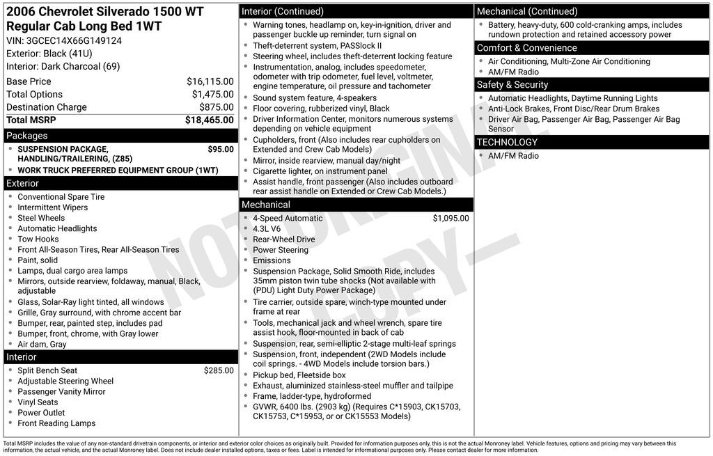 2006 CHEVROLET Silverado