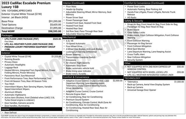 2023 CADILLAC Escalade