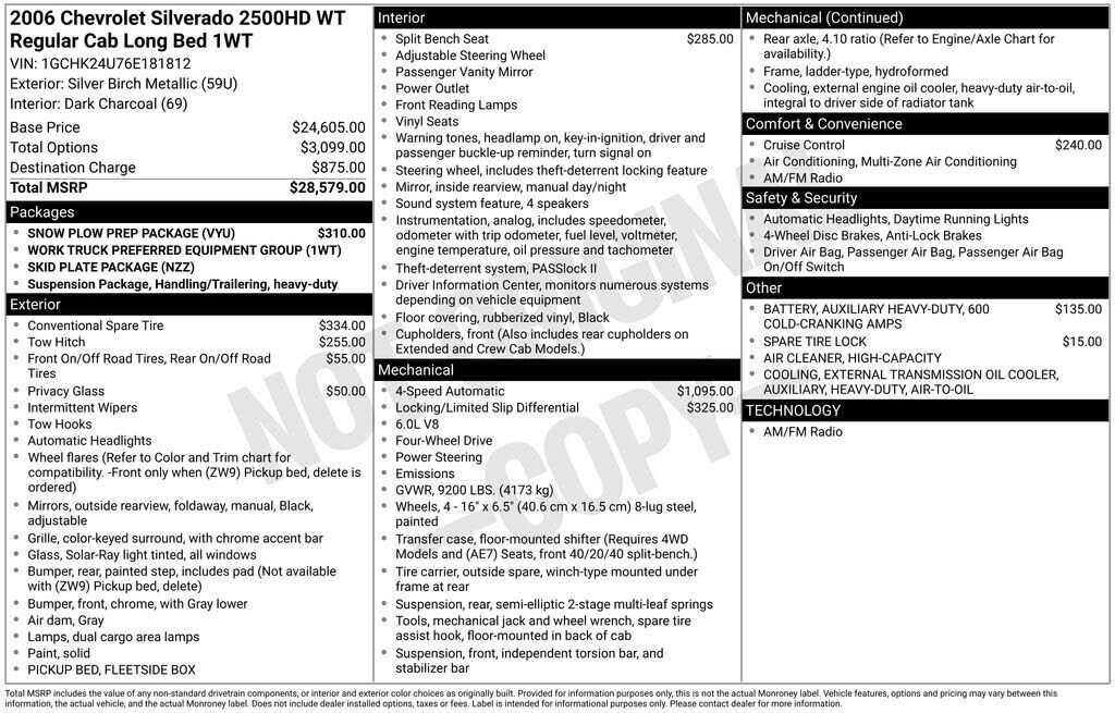 2006 CHEVROLET Silverado