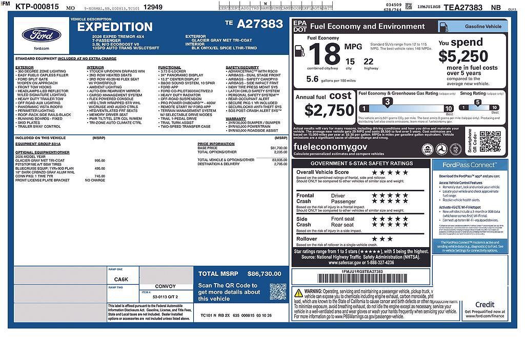 2026 FORD Expedition